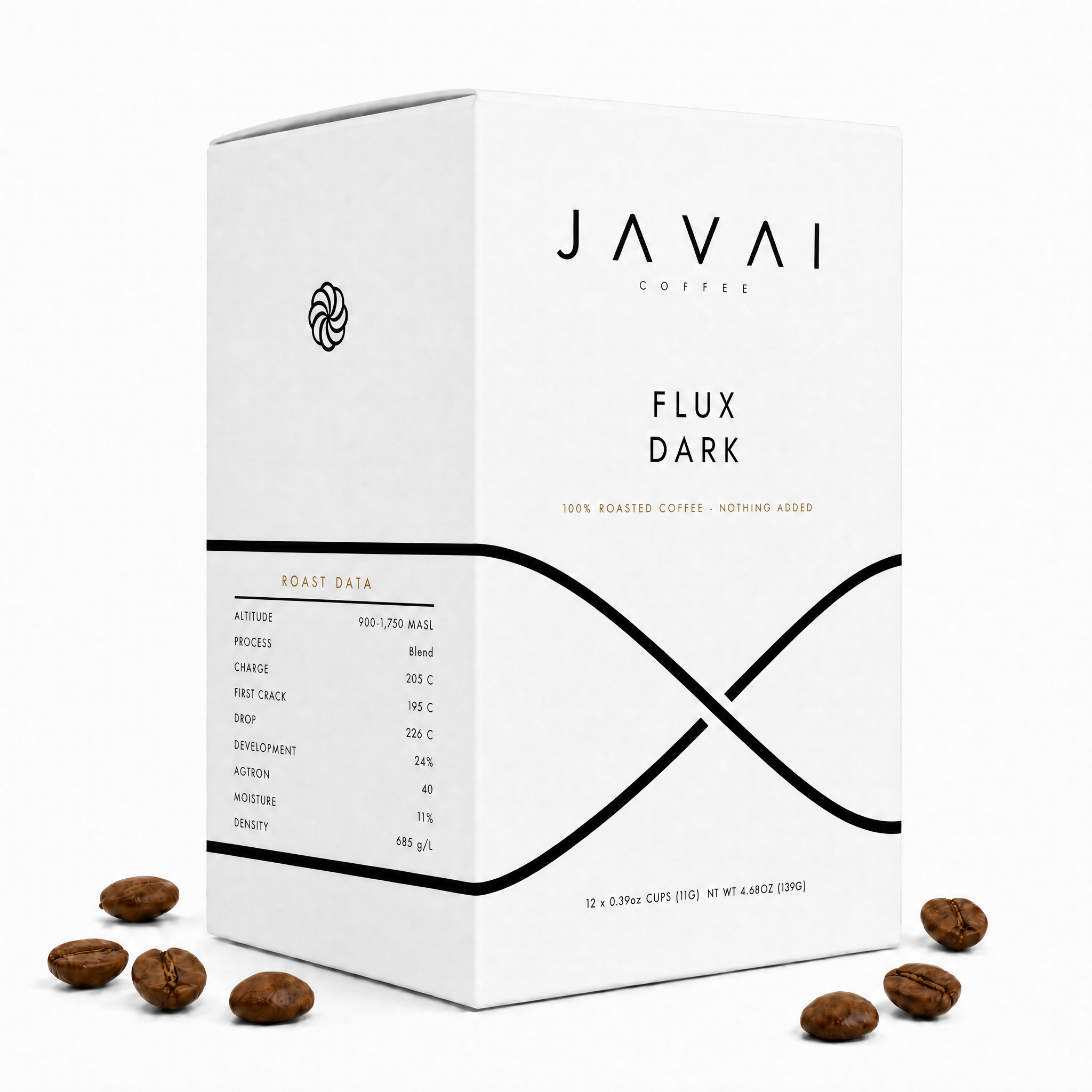 Flux Dark, dark roasted beans